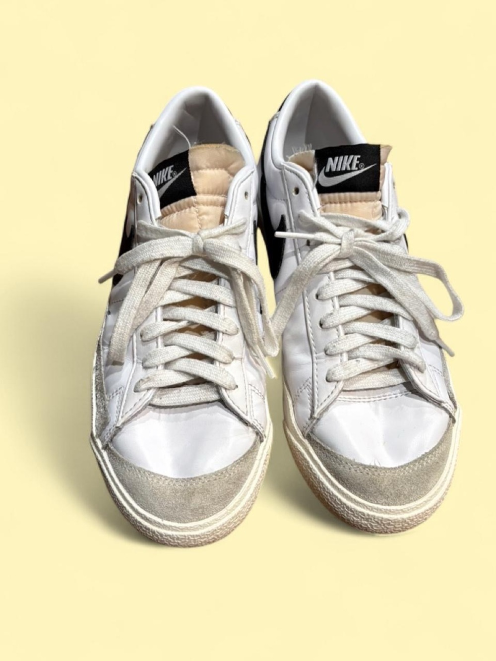 Nike Women’s Blazers White and Black Low-Top Sneakers